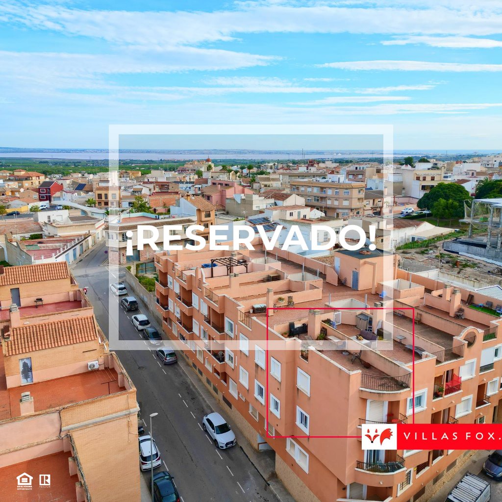 RESERVED! 2-bedroom, top-floor apartment with private solarium, San Miguel de Salinas town centre